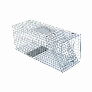 Oypla Large Humane Animal Rodent Rat Pest Trap Cage - 66 x 23 x 26cm