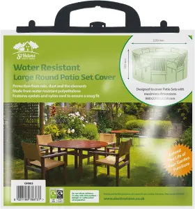 Home Garden Outdoor Water Resistant Large Round Patio Set Cover Protector