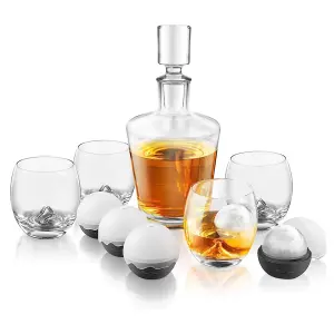 Original Products Final Touch On the Rocks Glass Whisky Decanter Set