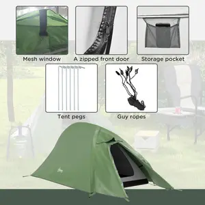 2 Person Tent Green