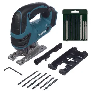 Makita DJV180Z 18v Top Handle Jigsaw LXT Lithium Ion Cordless +16 Blades