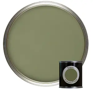 Vintro Luxury Matt Emulsion Olive Green, Multi Surface Paint for Walls, Ceilings & Wood- 125ml (Chiffchaff Green)