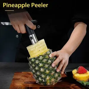 Fruit Pineapple Corer Slicer Peeler Cutter Parer Stainless Kitchen Easy Tool New