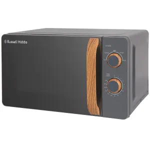 Russell Hobbs Scandi Microwave 17 Litre 700W Grey Wood Effect Manual RHMM713G-N