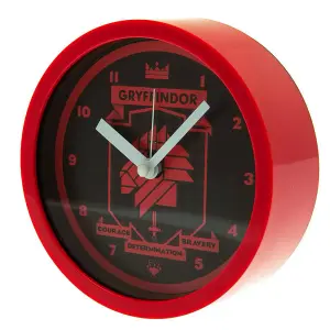 Harry Potter Gryffindor Analogue Desk Clock Red/Black (One Size)