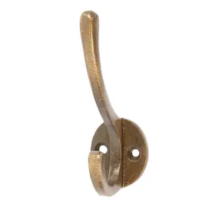 Hammer & Tongs - Hat & Coat Hook - W25mm x H80mm - Brass