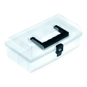 Performance Power Transparent 10in Compartment organiser case