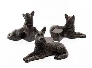 German Shepherd Plant Pot Feet - Set of 3 - L8 x W11.5 x H7.5 cm