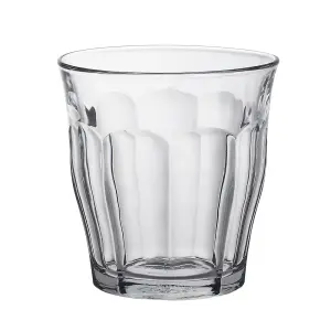 Duralex - Picardie Drinking Glasses - 310ml Tumblers for Water, Juice - Clear - Pack of 6