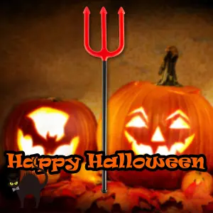 Halloween Devils Trident Fancy Dress Prop Halloween Party, Trick or Treat  Red