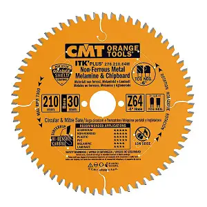 CMT ITK Saw Blade for Aluminium 184 x 20 (+16+15.87) x 48T - 276.184.48H