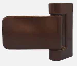 Schlosser Technik Axis Flip Hinge 20mm rebate Brown