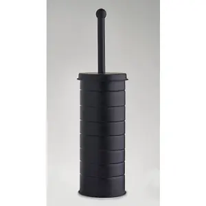 OurHouse SR25004 Toilet Brush & Bin Black