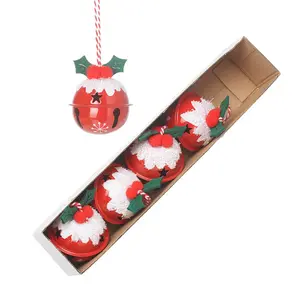 Christmas Pudding Bell Set (Set of 5)