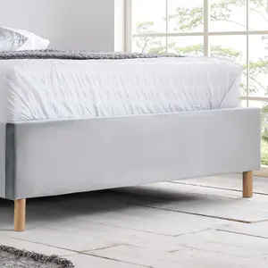 Birlea Loxley Small Double Ottoman Bed Grey