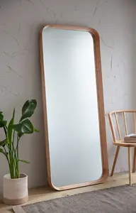 Garden Trading Hambledon Large Leaning Mirror Hallway Lounge Bathroom Indoor Oak