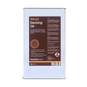 Furniture Clinic Clear Decking Oil, 5L