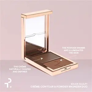 PATRICK TA Major Sculpt Crème Contour & Powder Bronzer Duo - She's Chiseled (Deep)