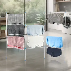 3 Fold Airer Clothes Gate Indoor Outdoor Rack Laundry Rail Dryer