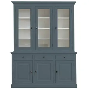 Berardina Display Cabinet Blue Grey