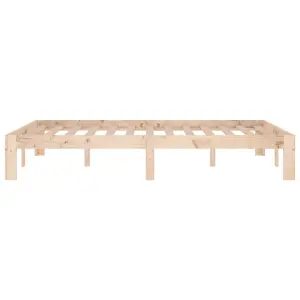 Berkfield Bed Frame Solid Wood 120x190 cm Small Double