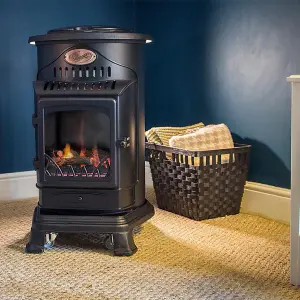 Provence Gas Heater (Matt Black)