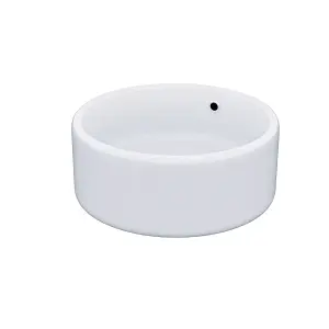 Nes Home 420mm Cloakroom Stand Alone Round Counter Top Basin Sink Bowl