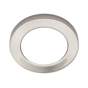 Litecraft Satin Nickel Magnetic Bezel For 6W Darly Bathroom Flush Ceiling Light