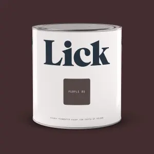 Lick Purple 03 Matt Emulsion paint, 2.5L