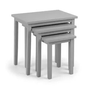 Elvina 3 Piece Nest of Tables Grey