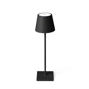 Luminosa Toc LED Outdoor Portable Lamp Black IP54