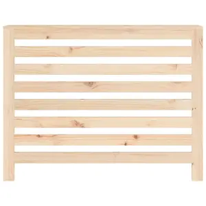 Berkfield Radiator Cover 108.5x19x84 cm Solid Wood Pine