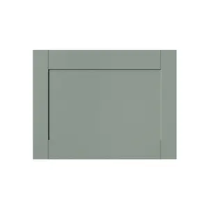 GoodHome Ashmead Matt reed green Shaker Appliance Cabinet door (W)600mm (H)453mm (T)16mm