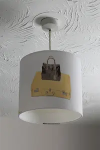 Holiday shopping (Ceiling & Lamp Shade) / 25cm x 22cm / Lamp Shade