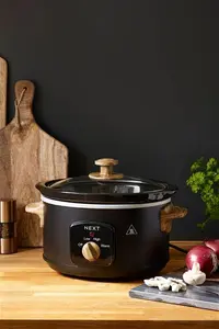 Next Black Bronx Slow Cooker - Black