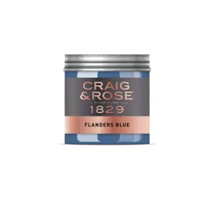 Craig & Rose 1829 Flanders Blue Chalky Emulsion paint, 50ml