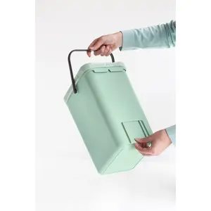 Brabantia Sort and Go 12 Litre Waste Bin Jade Green