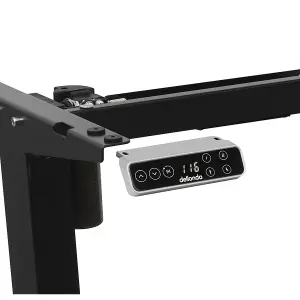 Dellonda Electric Adjustable Desk Frame Digital Controls 70kg Capacity Black