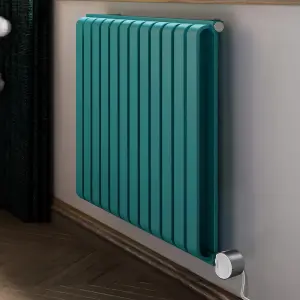 Terma 230V 0.8kW Teal Smart Horizontal Oil-filled radiator