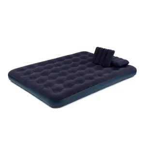 AIR BED WITH PILLOWS & HAND PUMP