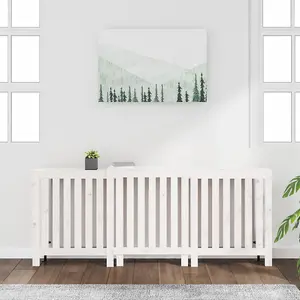 Berkfield Radiator Cover White 210x21x85 cm Solid Wood Pine