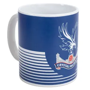 Crystal Palace FC Linear Mug Blue/White/Red (One Size)