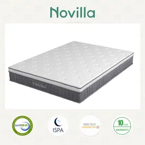 23cm  Cooling  Memory Foam Pocket Sprung Mattress Kingsize (5')