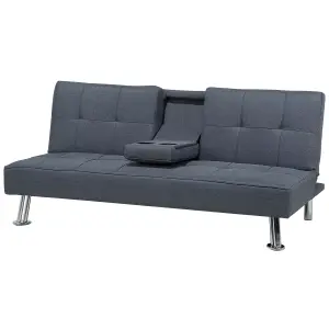 Beliani Modern Sofa Bed ROXEN Dark Grey