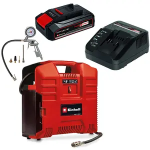 Einhell Power X-Change 18v Cordless Portable Compressor TE-AC + 2.5AH Kit