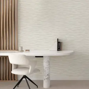 Grandeco Boutique Dioret Stacked Stones Texture Embossed Wallpaper, Neutral