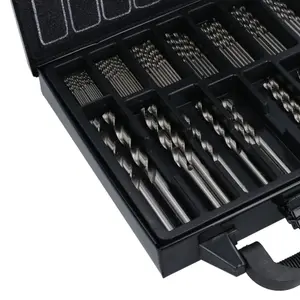 99pc HSS-G Metric Drill Bit Set Split Point Drills Metal Plastic Copper 1.5mm- 10mm