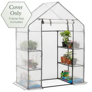 Walk In Greenhouse Replacement Cover Grow House Protector - Mesh COVER ONLY