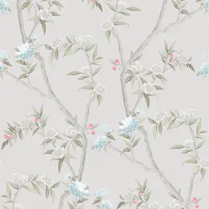 Galerie Spring Blossom White Wallpaper