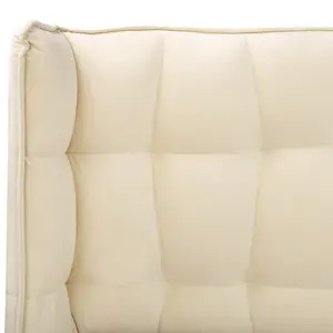 Velvet EU Super King Bed Beige SENLIS